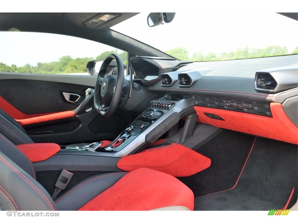 2015 Lamborghini Huracan LP 610-4 Rosso Alala/Nero Ade Dashboard Photo #113390370
