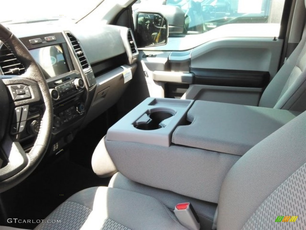 2016 F150 XLT SuperCrew - Blue Jeans / Medium Earth Gray photo #18
