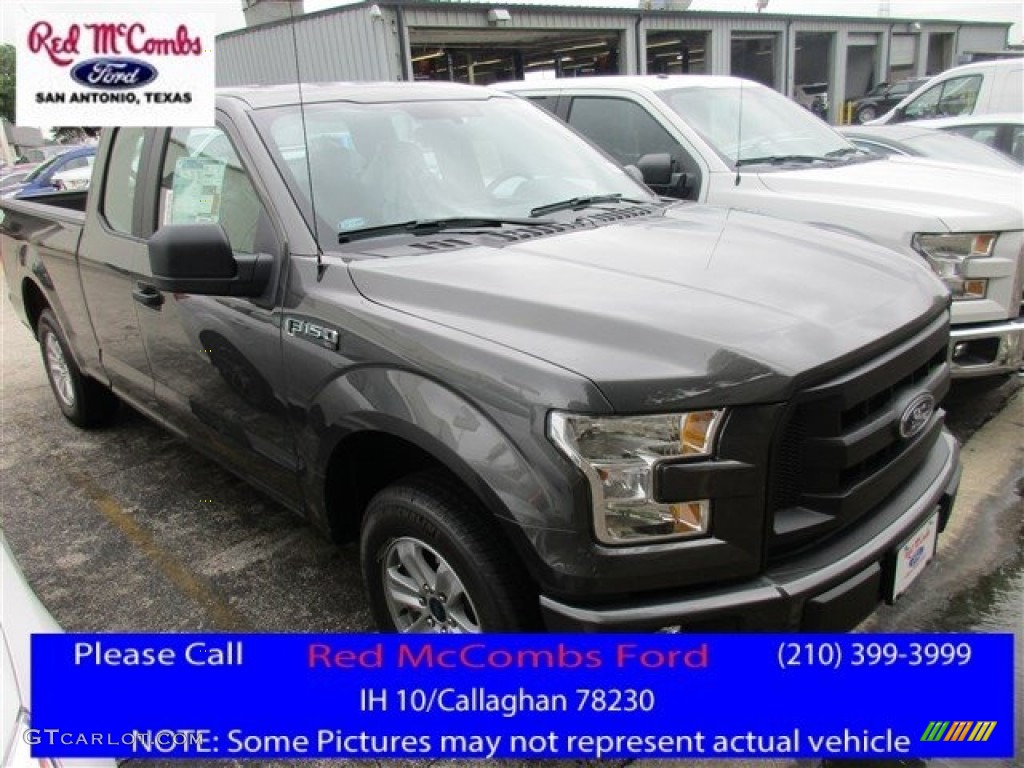 2016 F150 XL SuperCab - Magnetic / Medium Earth Gray photo #1
