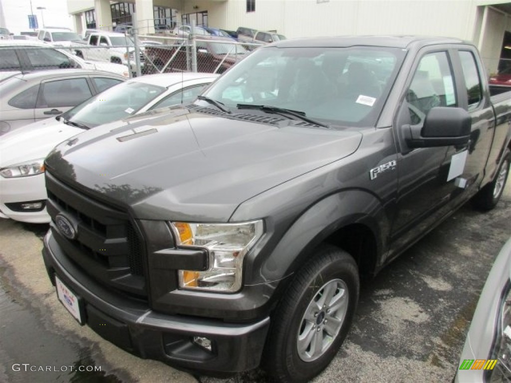 2016 F150 XL SuperCab - Magnetic / Medium Earth Gray photo #2