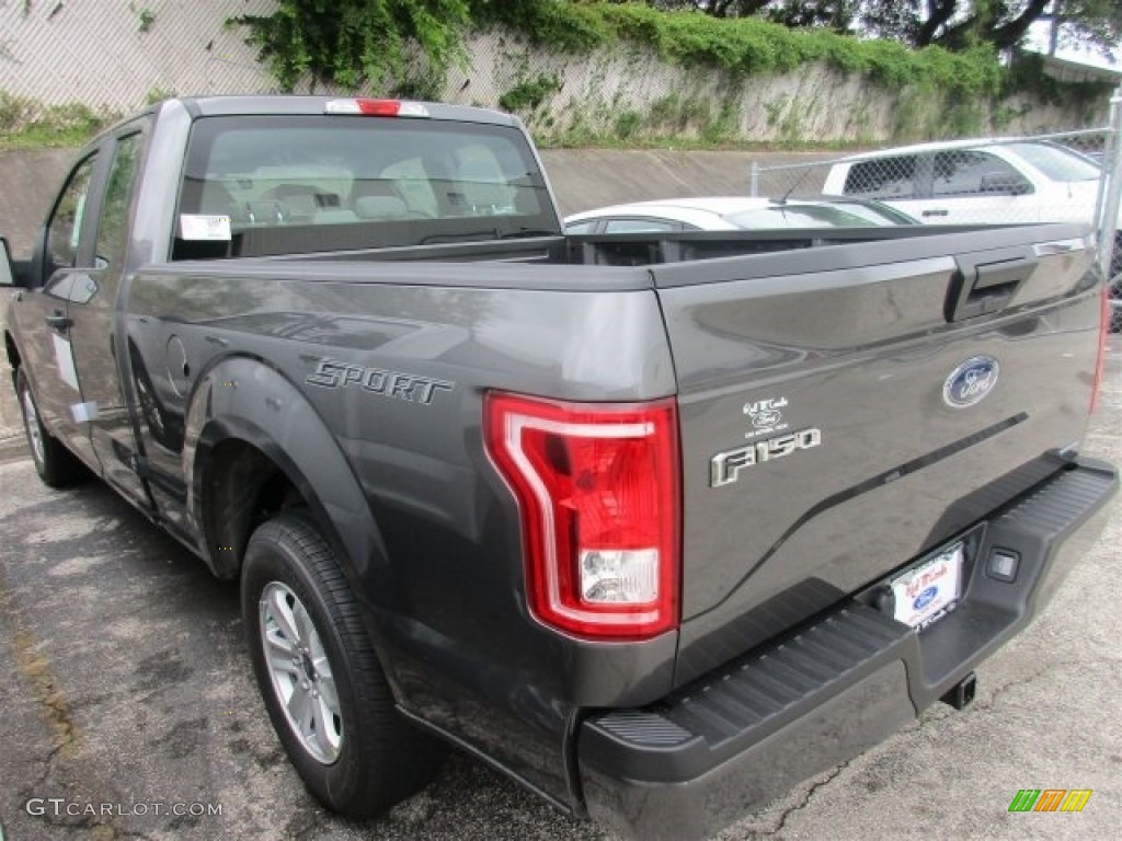 2016 F150 XL SuperCab - Magnetic / Medium Earth Gray photo #5