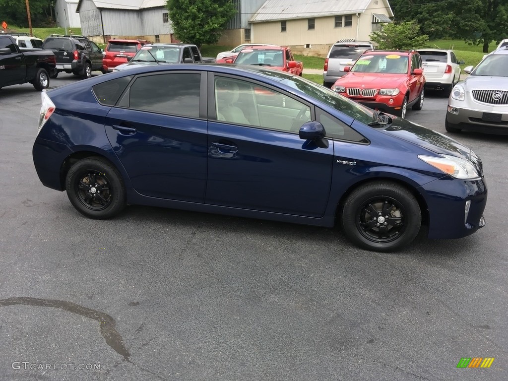 2012 Prius 3rd Gen Two Hybrid - Nautical Blue Metallic / Bisque photo #2