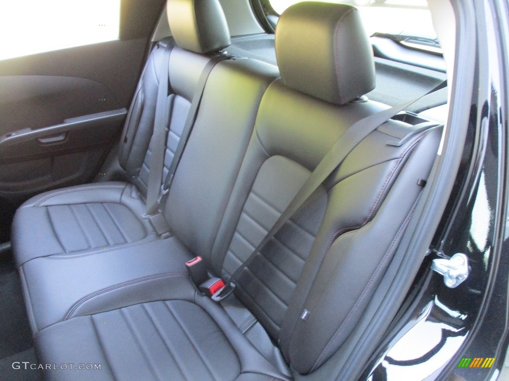 RS Jet Black Interior 2016 Chevrolet Sonic RS Hatchback Photo #113391721