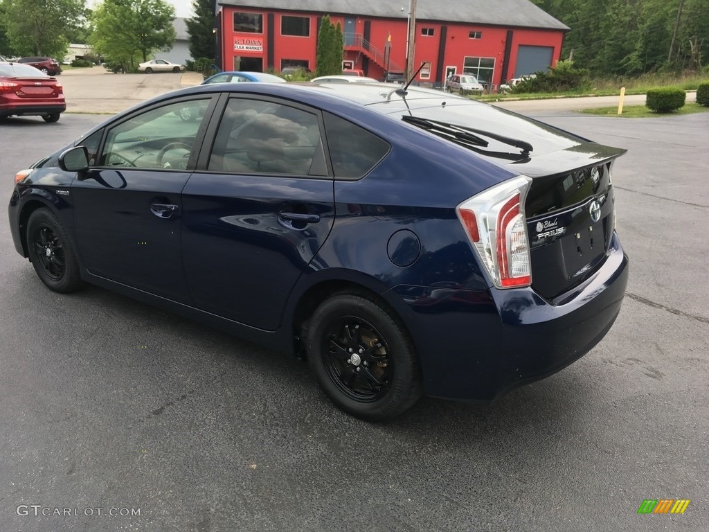 2012 Prius 3rd Gen Two Hybrid - Nautical Blue Metallic / Bisque photo #3