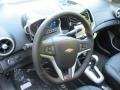2016 Chevrolet Sonic RS Jet Black Interior Steering Wheel Photo