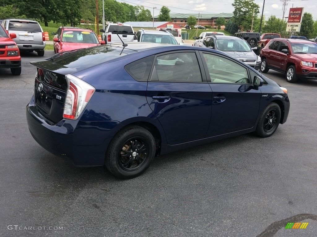2012 Prius 3rd Gen Two Hybrid - Nautical Blue Metallic / Bisque photo #4