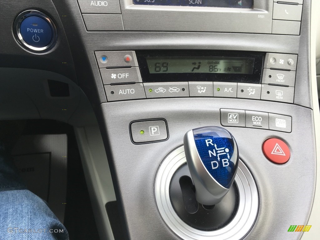 2012 Prius 3rd Gen Two Hybrid - Nautical Blue Metallic / Bisque photo #7