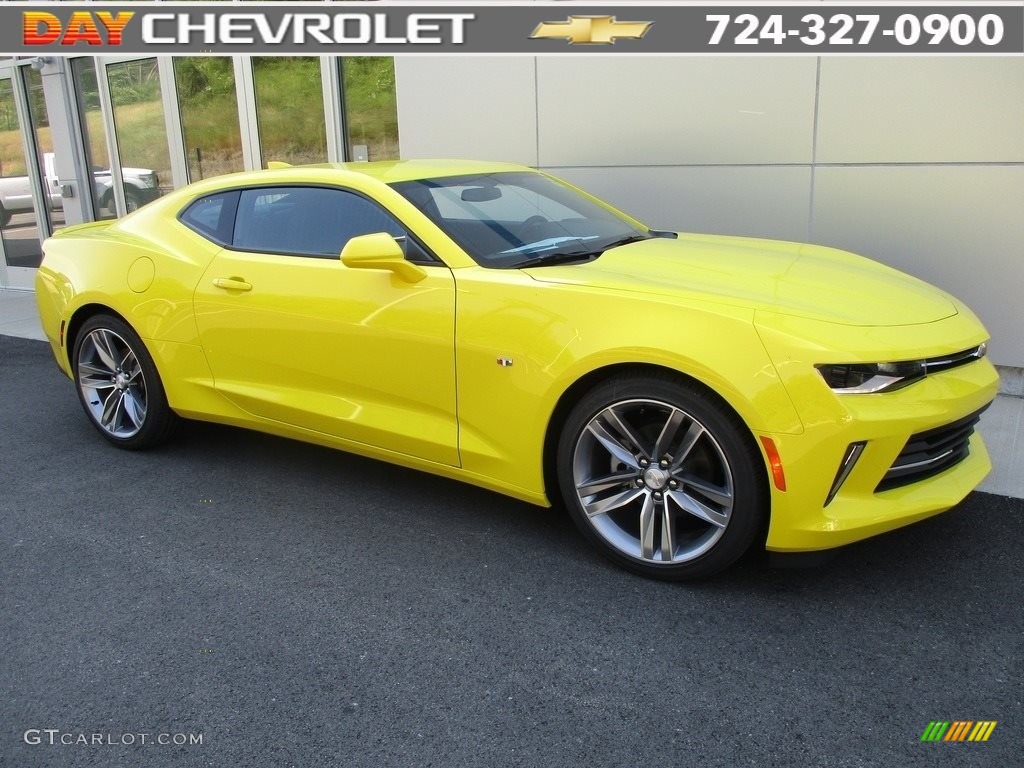 2016 Camaro LT Coupe - Bright Yellow / Jet Black photo #1