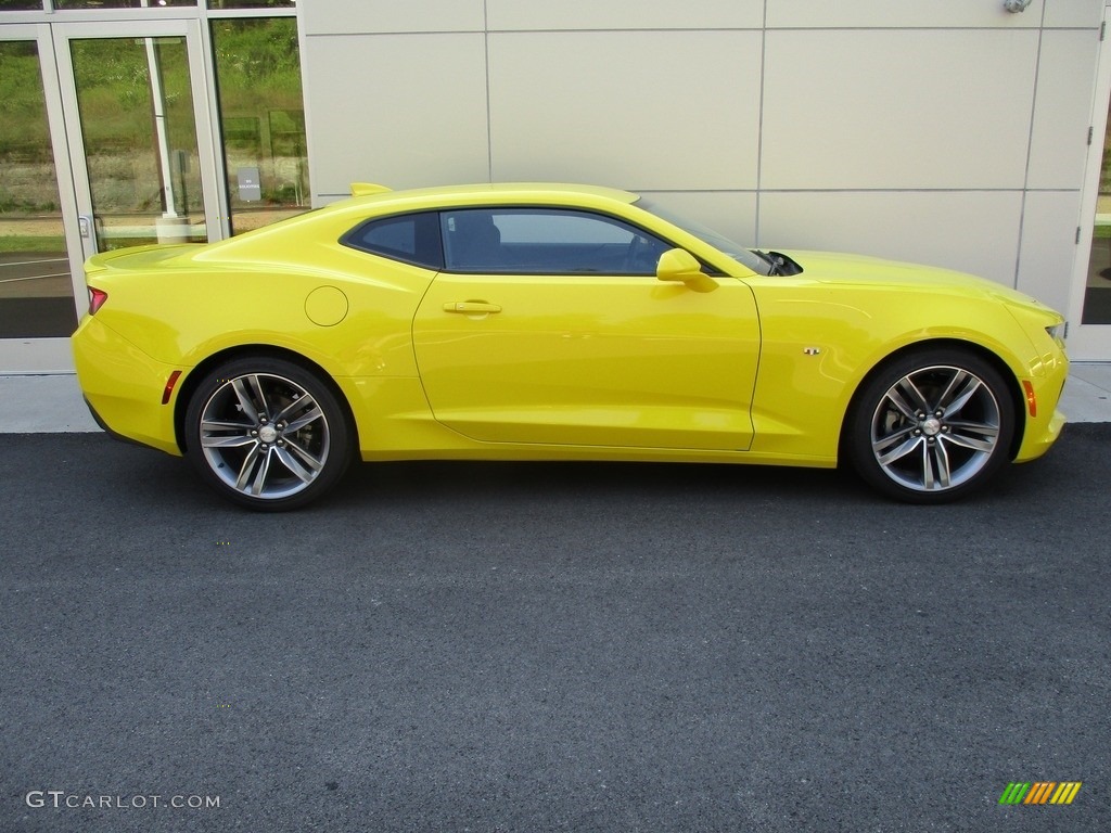 2016 Camaro LT Coupe - Bright Yellow / Jet Black photo #2