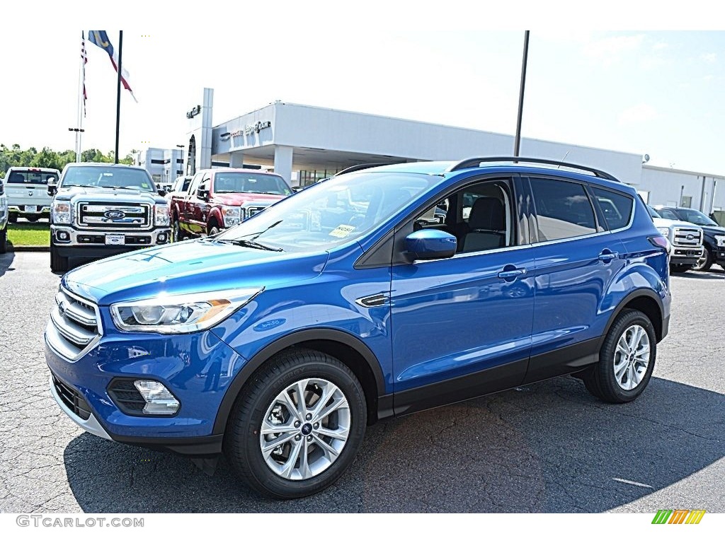 2017 Escape SE - Lightning Blue / Charcoal Black photo #3