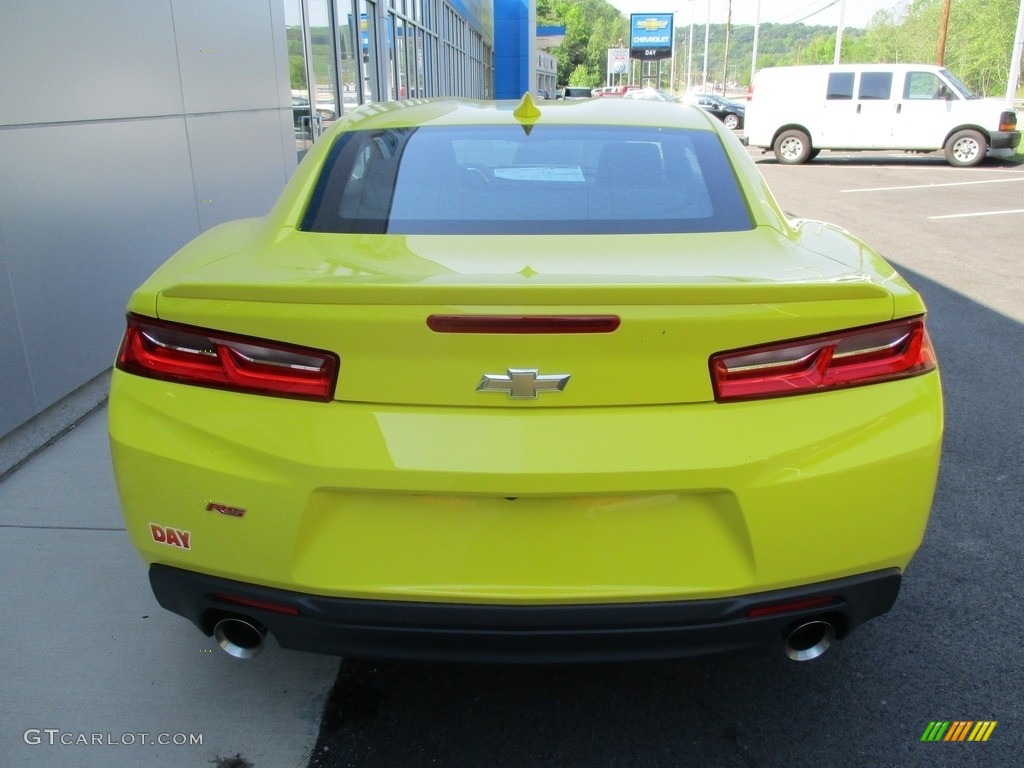 2016 Camaro LT Coupe - Bright Yellow / Jet Black photo #6