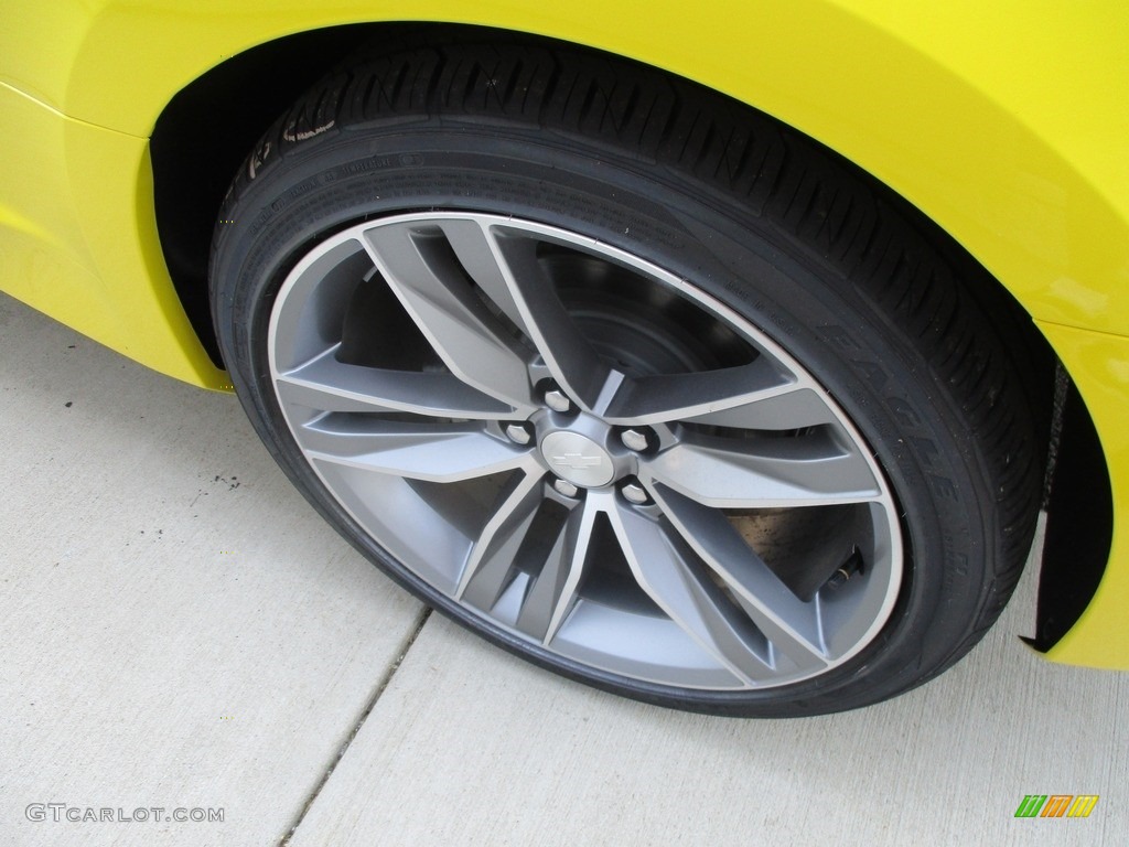 2016 Camaro LT Coupe - Bright Yellow / Jet Black photo #9