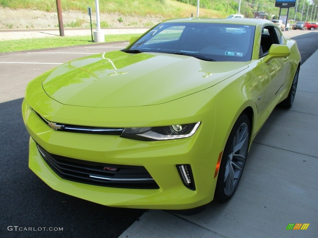 2016 Camaro LT Coupe - Bright Yellow / Jet Black photo #10
