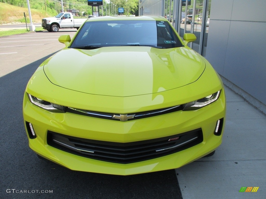 2016 Camaro LT Coupe - Bright Yellow / Jet Black photo #11