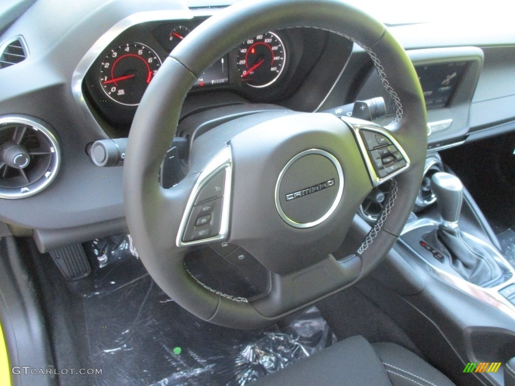 2016 Camaro LT Coupe - Bright Yellow / Jet Black photo #16