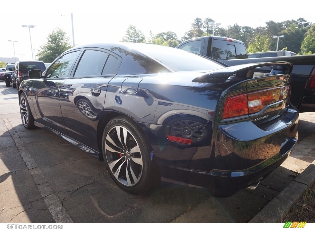 2014 Charger SRT8 - Jazz Blue Pearl / SRT8 Black photo #2