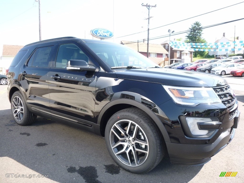 2016 Explorer Sport 4WD - Shadow Black / Ebony Black photo #3