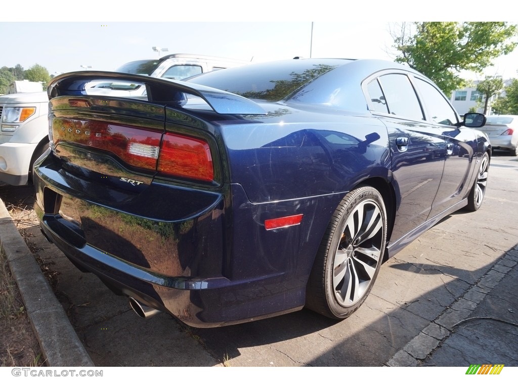 2014 Charger SRT8 - Jazz Blue Pearl / SRT8 Black photo #3