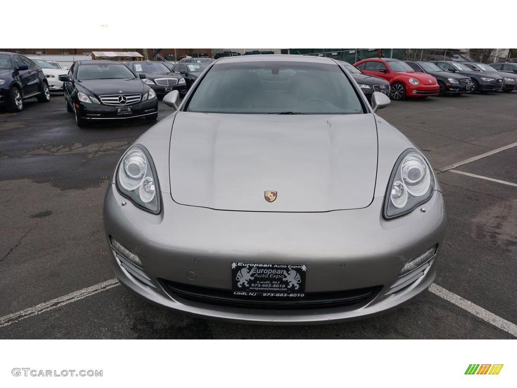 2011 Panamera 4S - Platinum Silver Metallic / Black photo #8