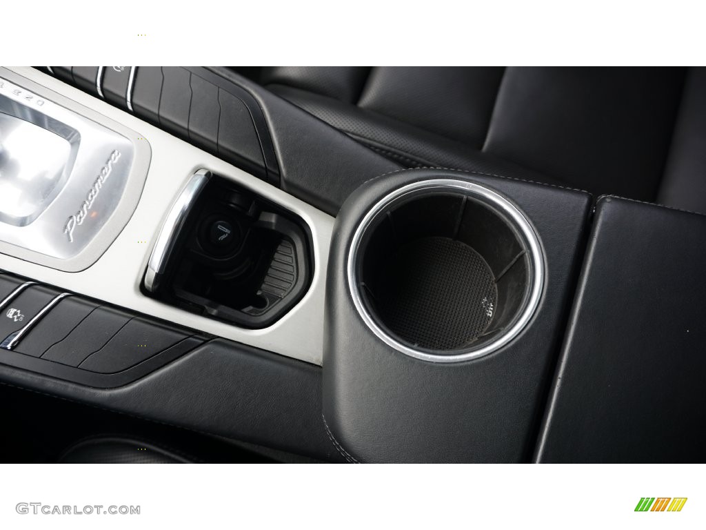 2011 Panamera 4S - Platinum Silver Metallic / Black photo #36