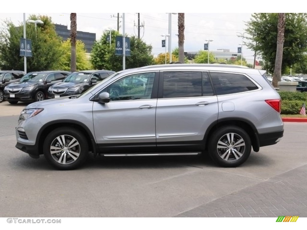 2016 Pilot EX-L - Lunar Silver Metallic / Gray photo #4