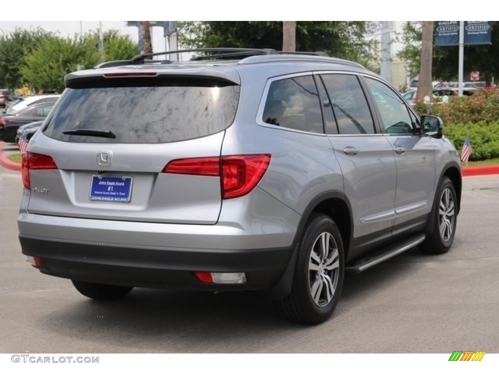 2016 Pilot EX-L - Lunar Silver Metallic / Gray photo #7