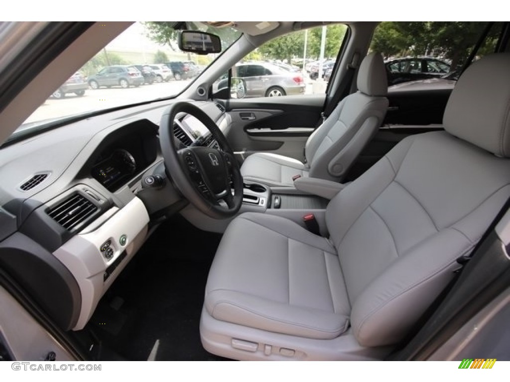 2016 Pilot EX-L - Lunar Silver Metallic / Gray photo #20
