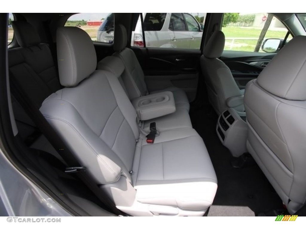 2016 Pilot EX-L - Lunar Silver Metallic / Gray photo #27