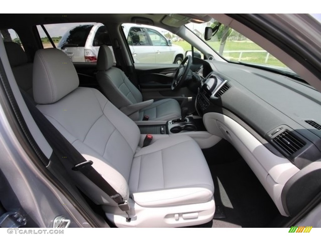 2016 Pilot EX-L - Lunar Silver Metallic / Gray photo #29
