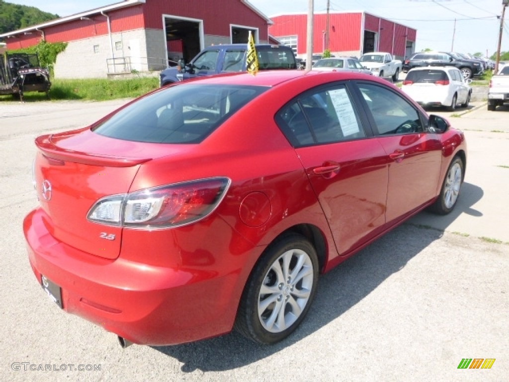 2011 MAZDA3 s Sport 4 Door - Velocity Red Mica / Black photo #7