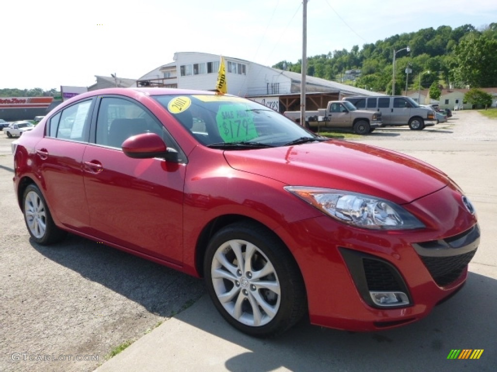 2011 MAZDA3 s Sport 4 Door - Velocity Red Mica / Black photo #11
