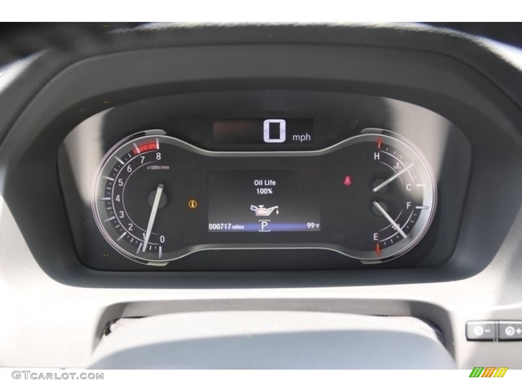 2016 Pilot EX-L - Lunar Silver Metallic / Gray photo #46