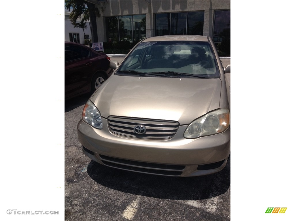 2004 Corolla CE - Moonshadow Gray Metallic / Light Gray photo #1