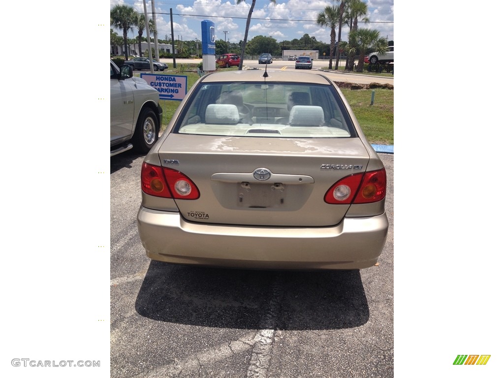2004 Corolla CE - Moonshadow Gray Metallic / Light Gray photo #4