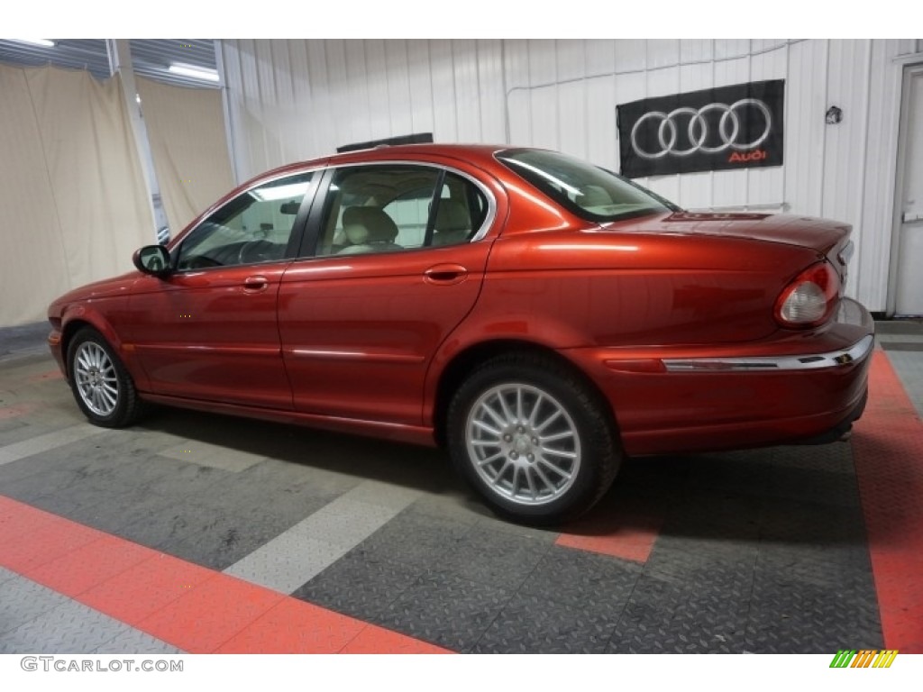 2007 X-Type 3.0 - Chili Red Metallic / Champagne photo #11