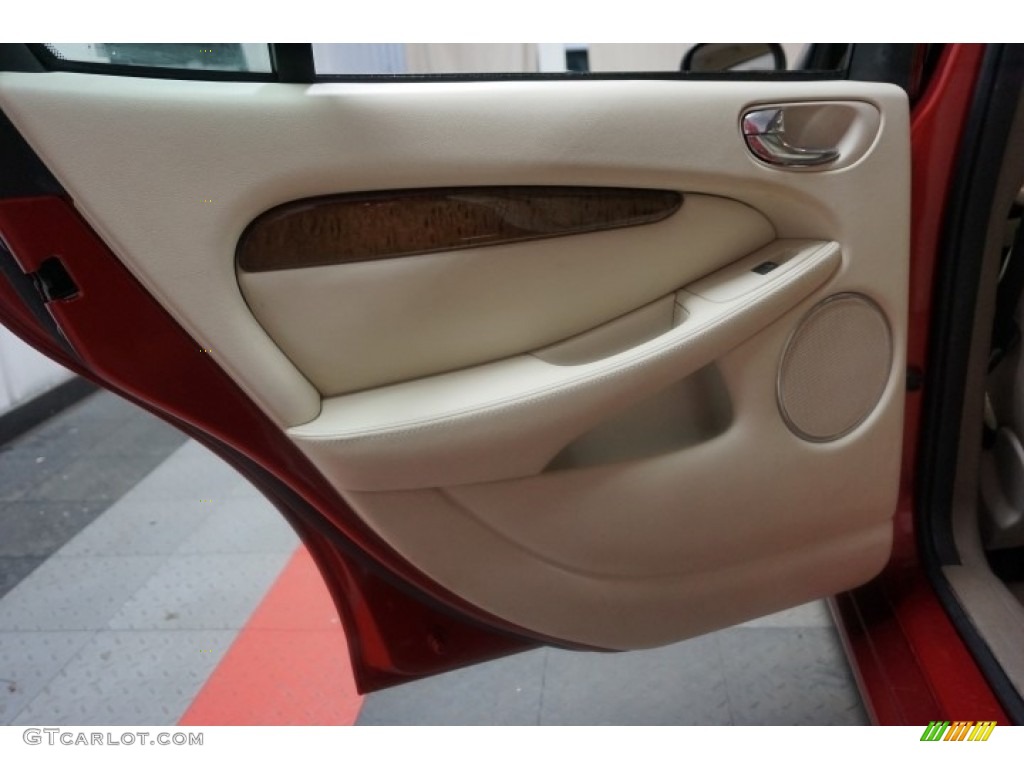 2007 X-Type 3.0 - Chili Red Metallic / Champagne photo #15