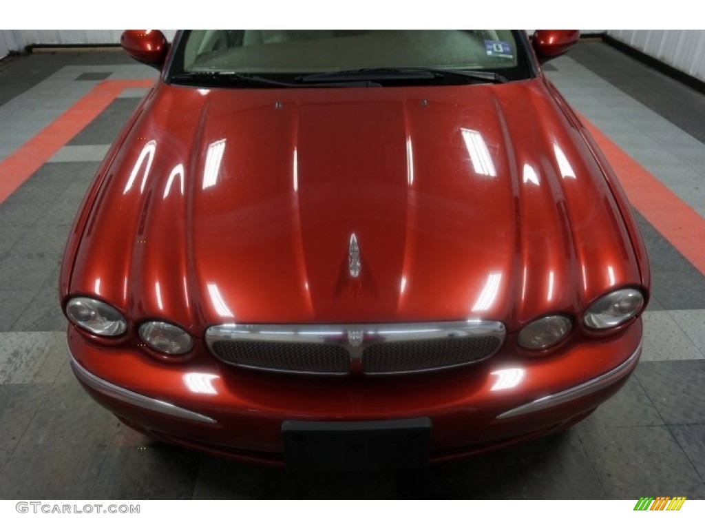 2007 X-Type 3.0 - Chili Red Metallic / Champagne photo #52