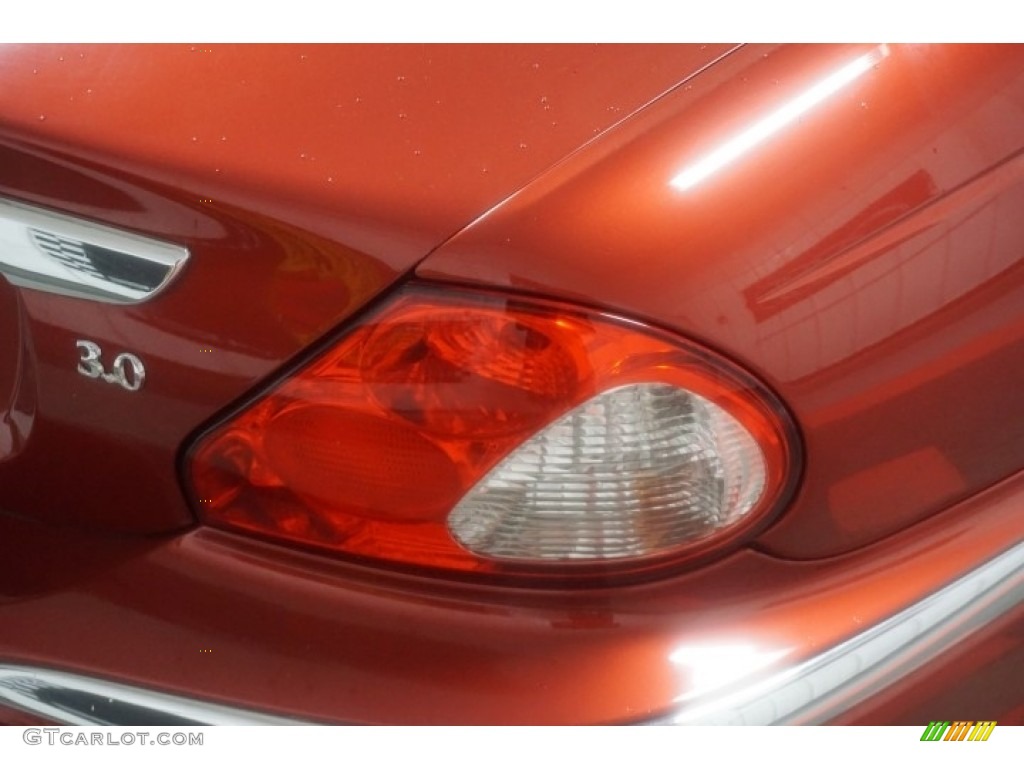 2007 X-Type 3.0 - Chili Red Metallic / Champagne photo #63