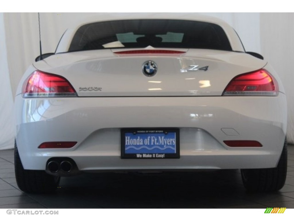2011 Z4 sDrive30i Roadster - Alpine White / Black photo #7