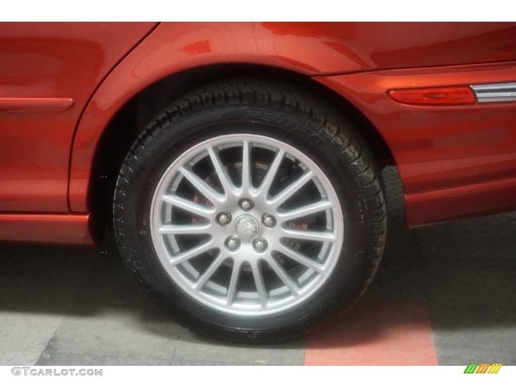 2007 X-Type 3.0 - Chili Red Metallic / Champagne photo #69