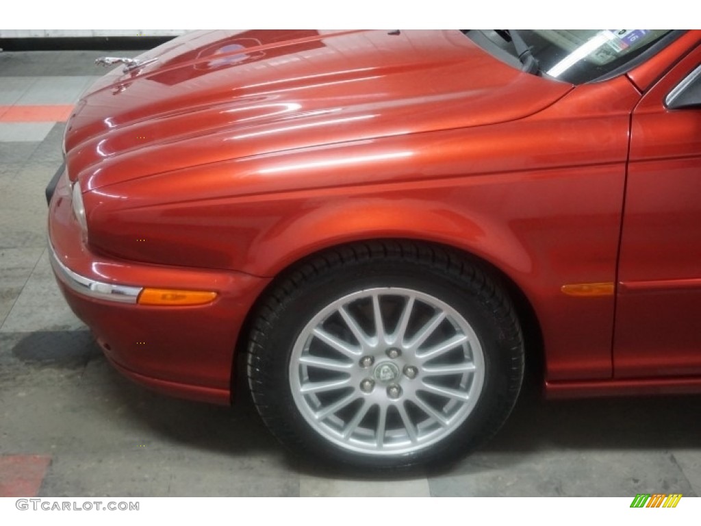 2007 X-Type 3.0 - Chili Red Metallic / Champagne photo #75