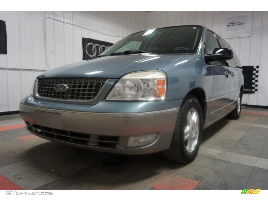 2004 Freestar Limited - Medium Steel Blue Metallic / Flint Grey photo #3