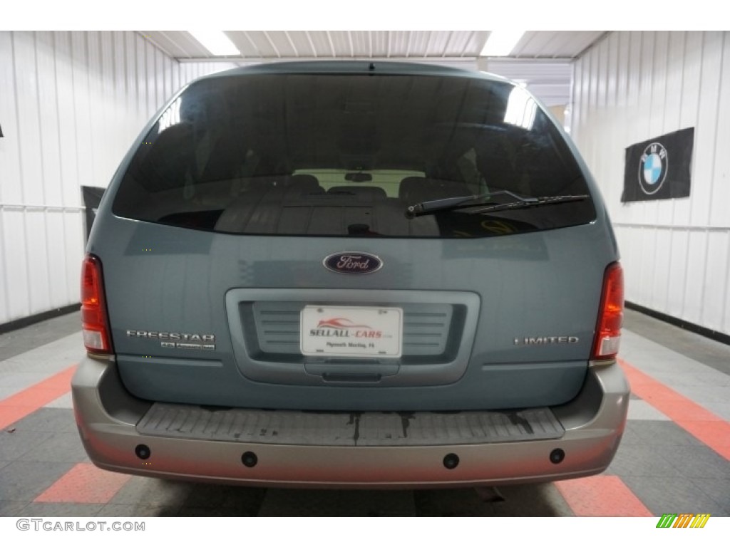 2004 Freestar Limited - Medium Steel Blue Metallic / Flint Grey photo #9