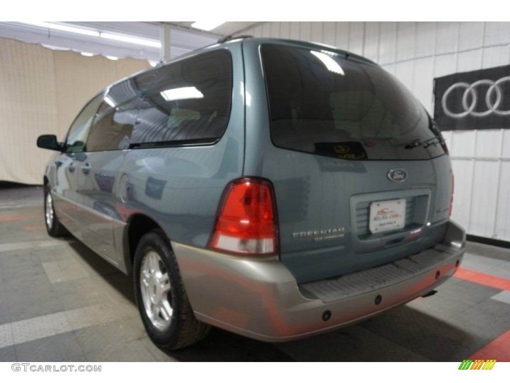 2004 Freestar Limited - Medium Steel Blue Metallic / Flint Grey photo #10