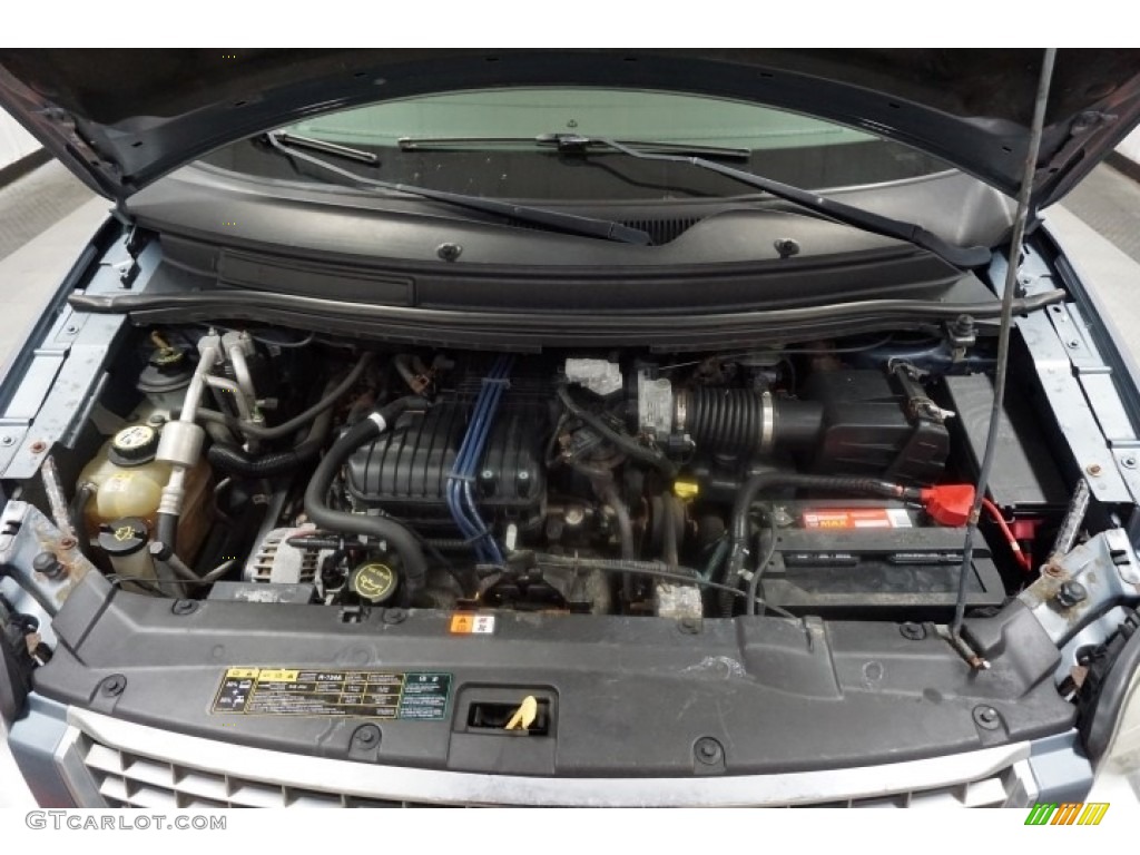 2004 Freestar Limited - Medium Steel Blue Metallic / Flint Grey photo #48