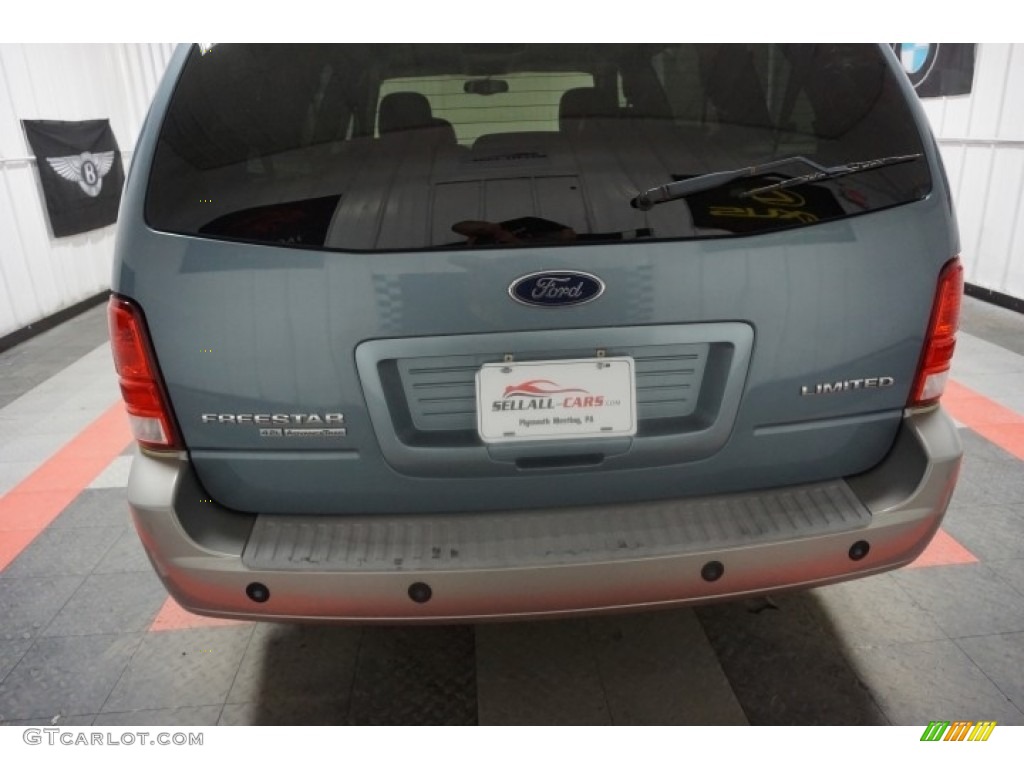 2004 Freestar Limited - Medium Steel Blue Metallic / Flint Grey photo #70