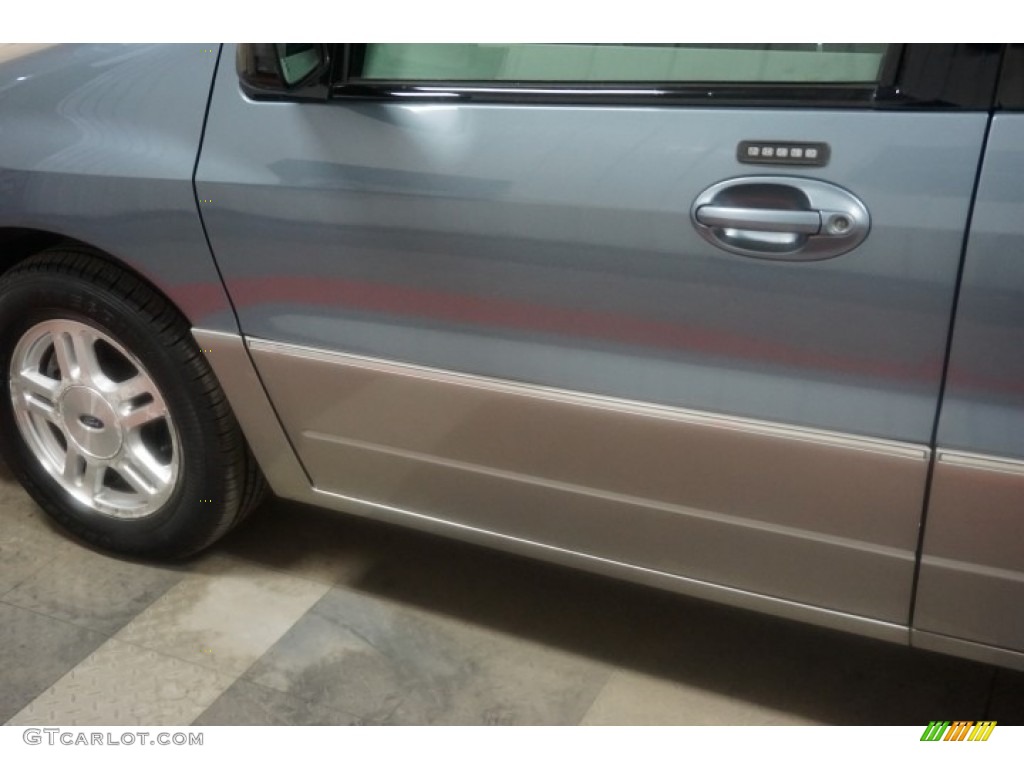 2004 Freestar Limited - Medium Steel Blue Metallic / Flint Grey photo #75