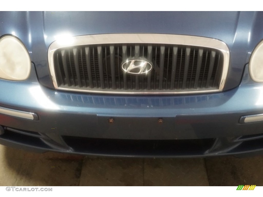 2002 Sonata GLS V6 - Ardor Blue / Black photo #46