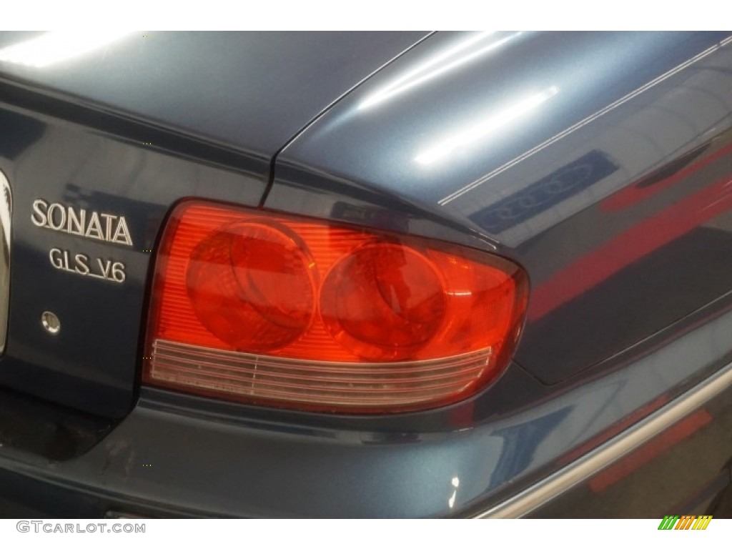 2002 Sonata GLS V6 - Ardor Blue / Black photo #63
