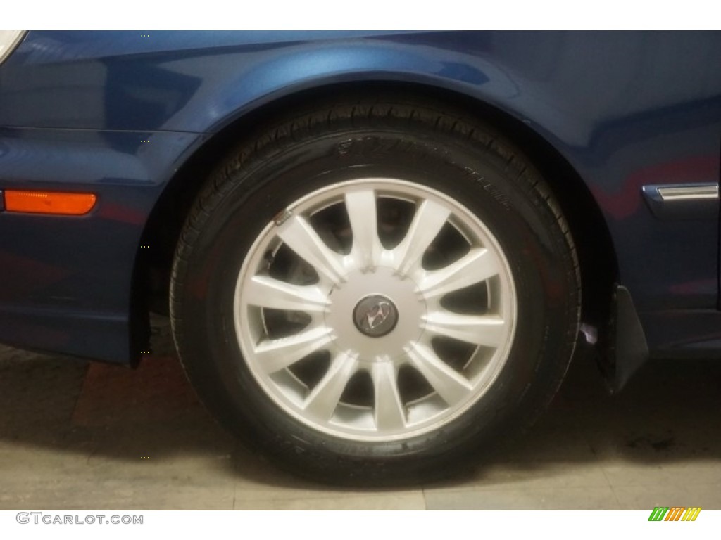 2002 Sonata GLS V6 - Ardor Blue / Black photo #87